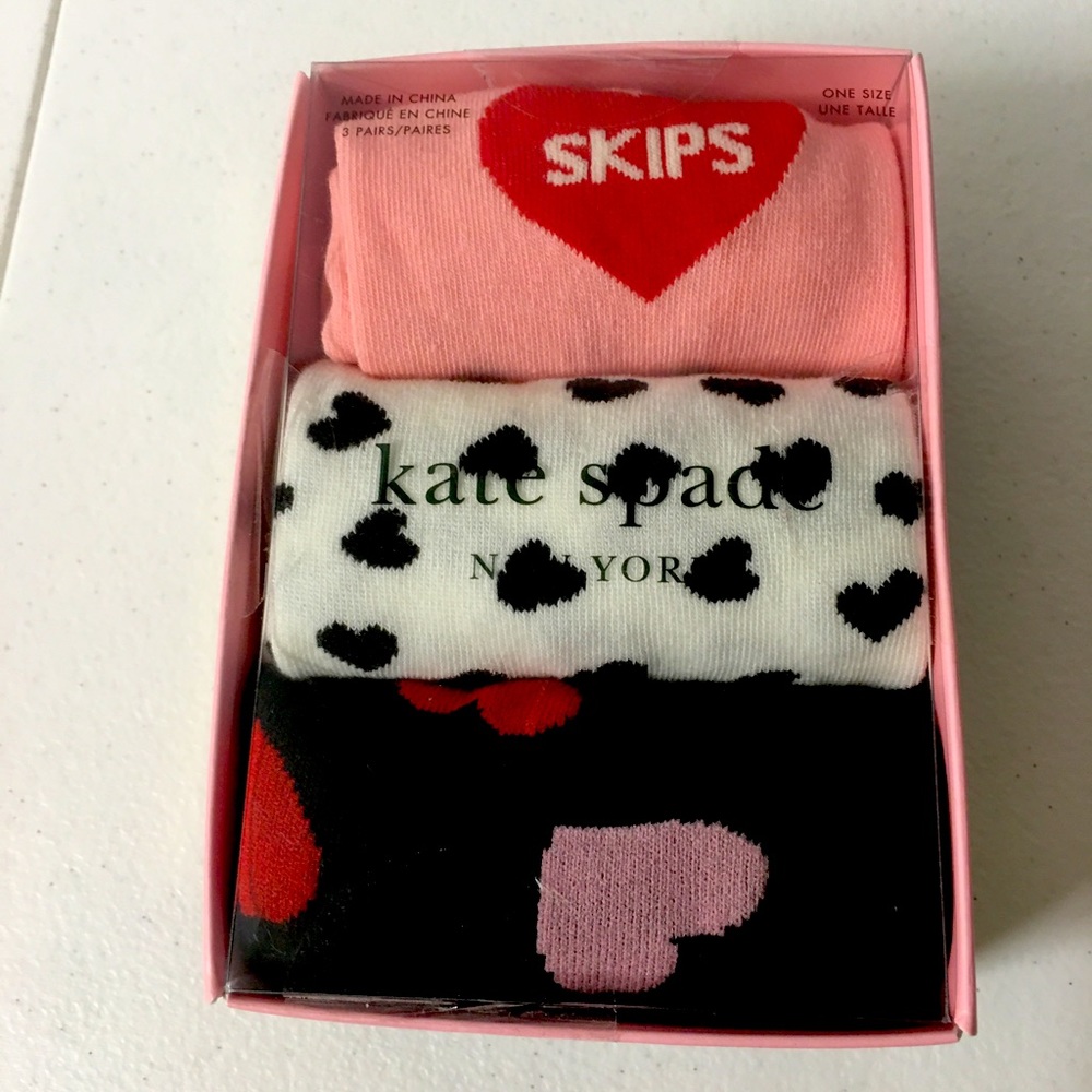 Kate Spade Crew Socks - 3 Pairs